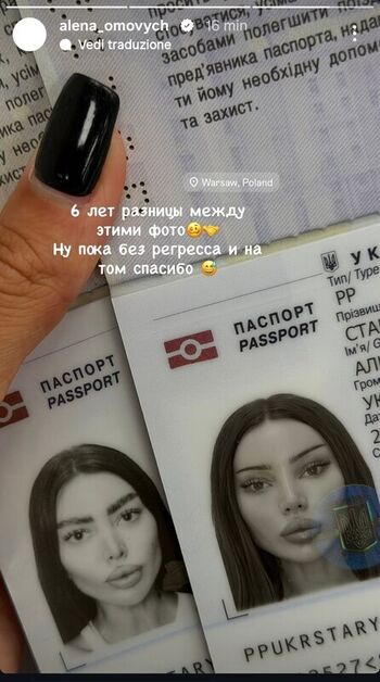Alena omovych  page leaked private photo uncensored HD quality