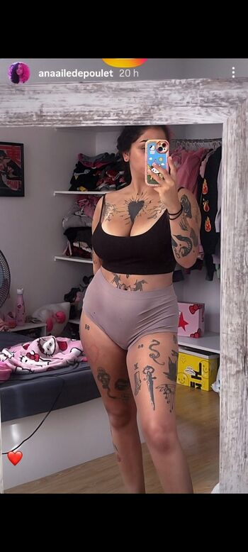 Anaailedepoulet leaked private photo uncensored HD quality