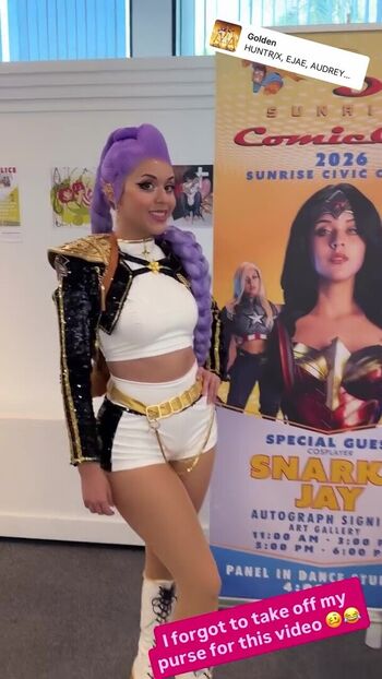 Snarky jay cosplay page leaked private photo uncensored HD quality